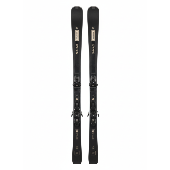 Salomon S/MAX N8 : skis alpins performants avec fixations intégrées.
