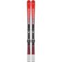 Atomic Redster G9 Revoshock - 2024 : skis rouges et noirs avec fixations.