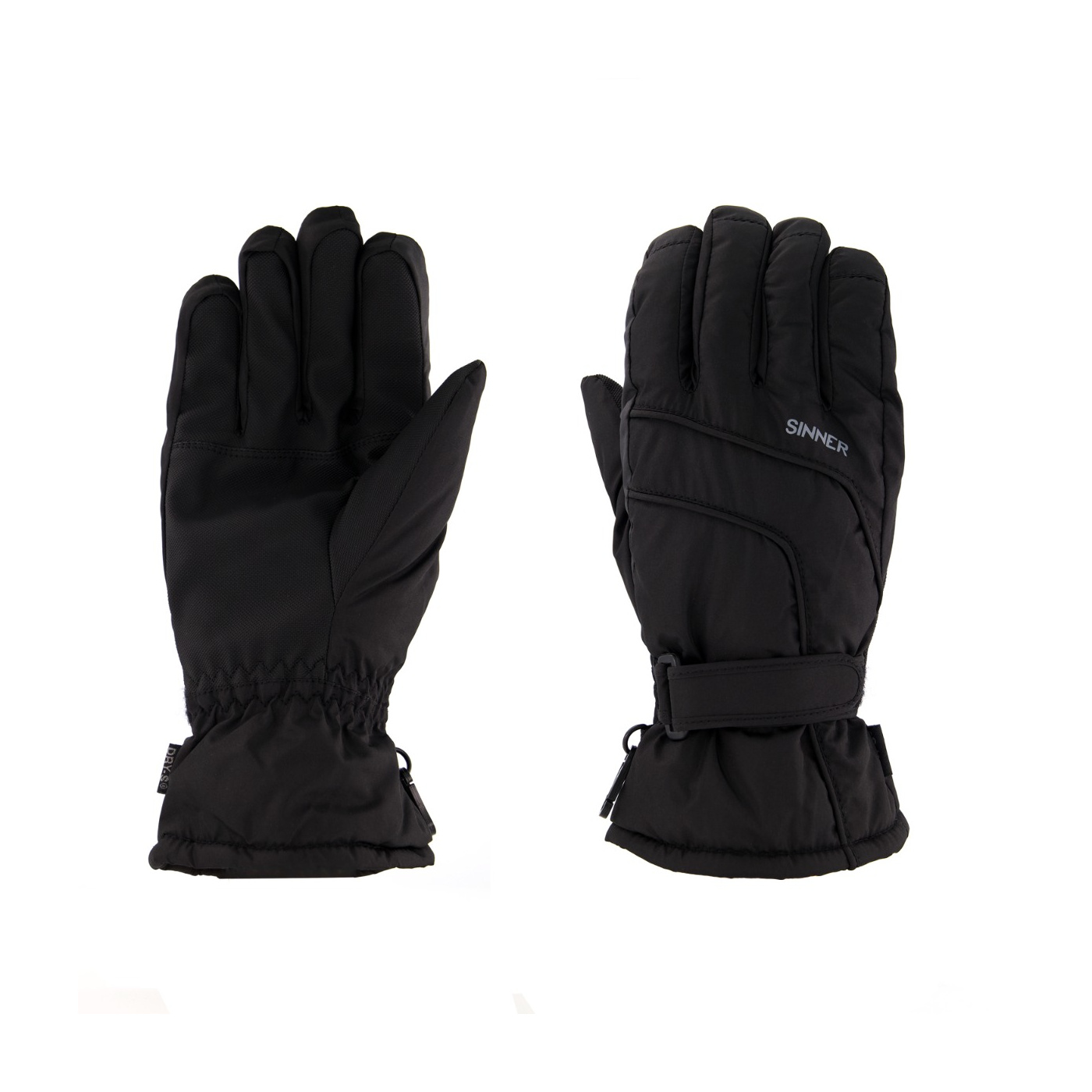 Tableau des tailles de gants Sinner, pour bébés, enfants et adultes.