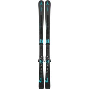 Atomic Redster X7 2023 : skis alpins avec fixations, vue de face.