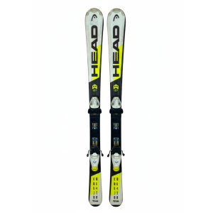 Head Team Supershape 2019 : skis alpins avec fixations, vue de dessus.