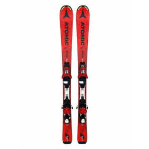 Ski Atomic Redster MH rouge et noir avec fixations