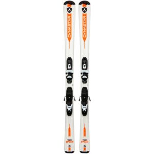 Dynastar Team Speed : skis alpins avec fixations, vue latérale.