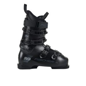 Fischer RC 90 Black : Vue latérale des chaussures de ski performantes.